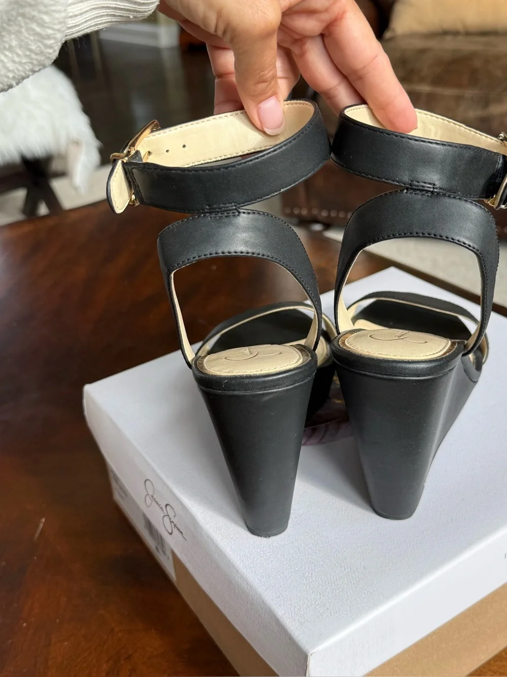 Jessica Simpson platform wedge sandals
